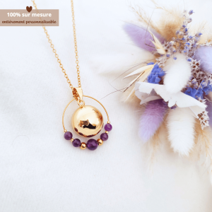 Bola de grossesse perles de lithothérapie Zoé