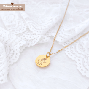 Collier Gravé Personnalisable