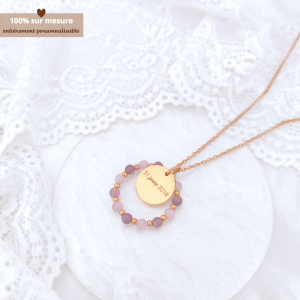 Collier Gravure Élégante