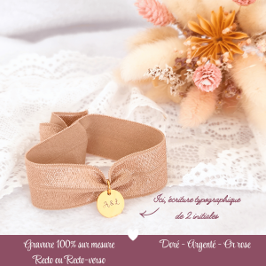 Bracelet gravé amour