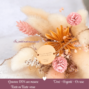 Bracelet gravé déclaration d'amour