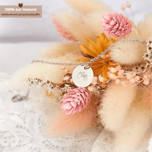 Bracelet gravé Saint Valentin