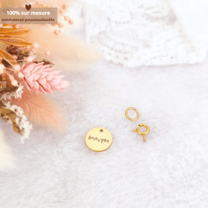 Médaillon gravé Amour